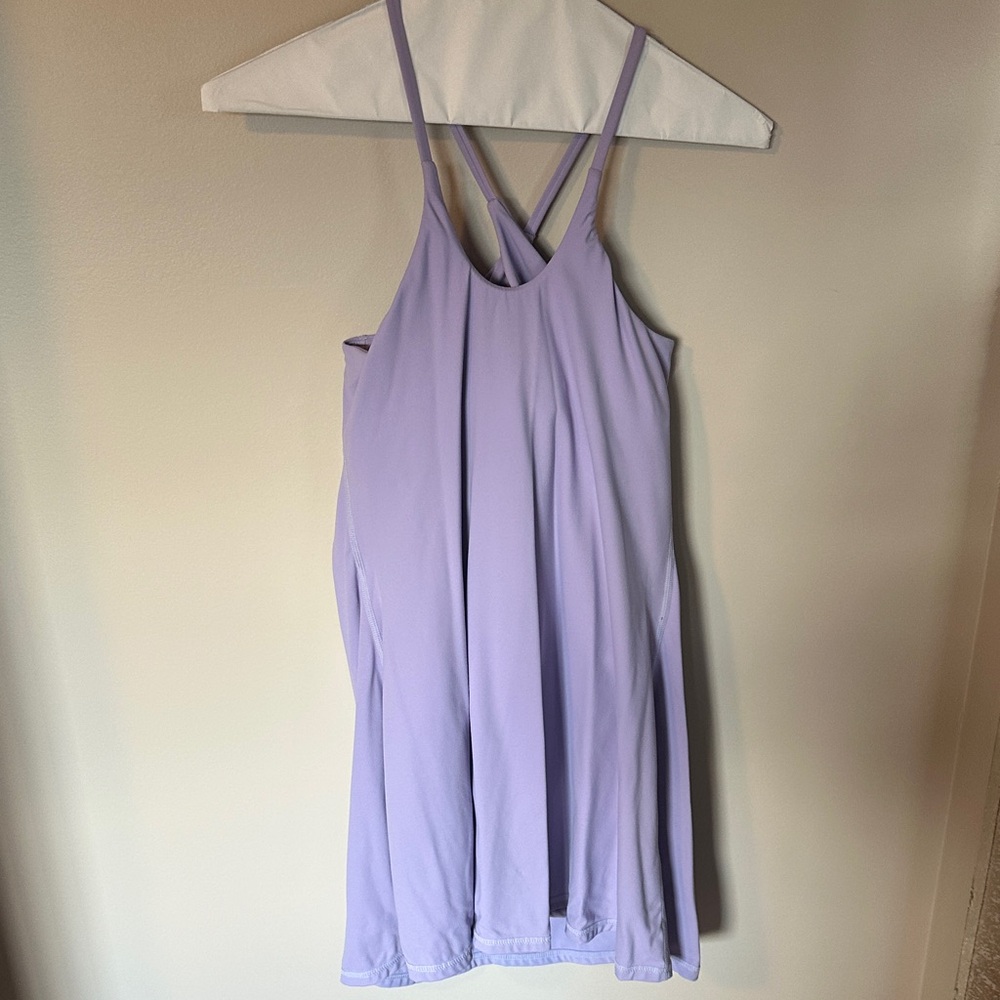 Lavender activewear /tennis dress (medium), lined w/shorts under - Picture 4 of 7